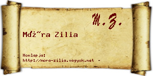 Móra Zilia névjegykártya